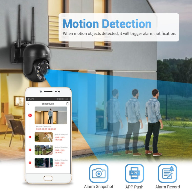 ESCAM WNK618 3.0 Million Pixels 8-channel Wireless Dome Camera HD NVR Security System, Support Motion Detection & Two-way Audio & Full-color Night Vision & TF Card, EU Plug, WNK618 ESCAM WNK618 3.0 Million Pixels 8-channel Wireless Dome Camera HD NVR Security System, Support Motion Detection & Two-way Audio & Full-color Night Vision & TF Card, EU Plug, WNK618